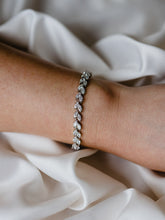 Load image into Gallery viewer, Sophia - Silver Plated Cubic Zirconia Bracelet
