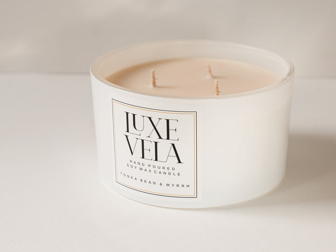 Tonka Bean & Myrrh Three Wick Candle
