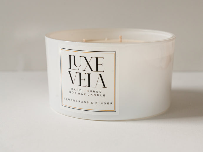 Lemongrass & Ginger Three Wick Candle