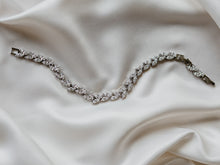 Load image into Gallery viewer, Sophia - Silver Plated Cubic Zirconia Bracelet
