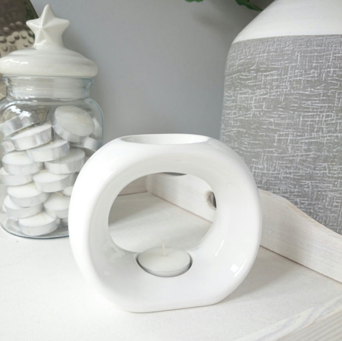 Signature Ceramic Wax Melter - White