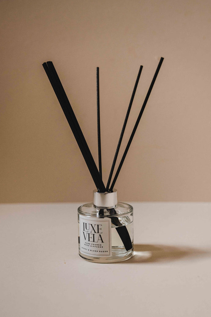 Peony & Blush Suede Reed Diffuser