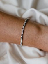 Load image into Gallery viewer, Farrah -Tennis Bracelet, Sterling Silver, 3mm
