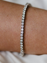 Load image into Gallery viewer, Farrah -Tennis Bracelet, Sterling Silver, 3mm
